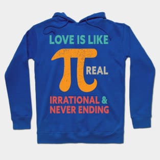 happy pi day mathematic math teacher leopard rainbow Hoodie